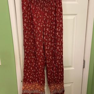 Mossimo Floral Flowy Pants